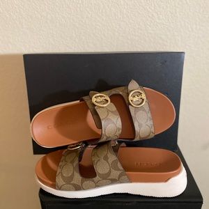 Coach Gable Sig Sandal size 8.5